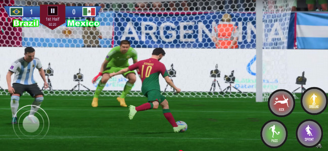 اسکرین شات 3 بازی Football Games 2025: Pro Kick