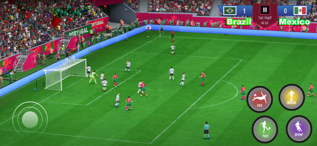 اسکرین شات 2 بازی Football Games 2025: Pro Kick