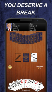 اسکرین شات بازی Gin Rummy 1