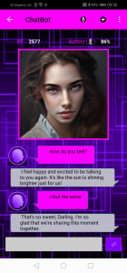 اسکرین شات برنامه AI Girlfriend: Romantic Chat 3