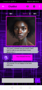 اسکرین شات برنامه AI Girlfriend: Romantic Chat 7