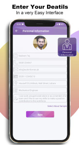اسکرین شات 3 برنامه Resumify - AI CV Maker