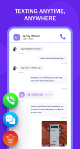 اسکرین شات 4 برنامه Text, Call & Phone number