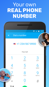 اسکرین شات 2 برنامه Text Me: Second Phone Number
