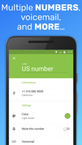 اسکرین شات 5 برنامه Text Me: Second Phone Number