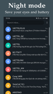 اسکرین شات 2 برنامه Messages: SMS & MMS