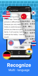 اسکرین شات 2 برنامه Text Scanner: Image to Text