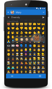 اسکرین شات برنامه Textra Emoji - iOS Style 2