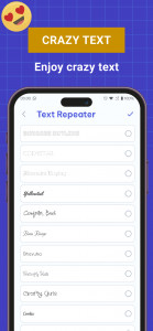 اسکرین شات 4 برنامه Text Repeater: Word Repetition