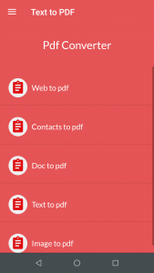 اسکرین شات برنامه Text To Pdf Converter 2