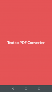 اسکرین شات برنامه Text To Pdf Converter 1