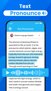 اسکرین شات 2 برنامه Text to Speech - Text Reader