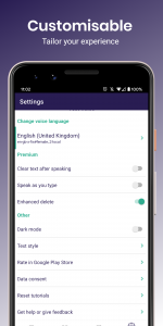 اسکرین شات 6 برنامه My Voice Text To Speech (TTS)