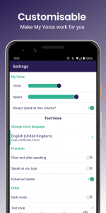 اسکرین شات 5 برنامه My Voice Text To Speech (TTS)