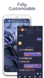 اسکرین شات برنامه TextU - Private SMS Messenger 6