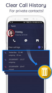 اسکرین شات برنامه TextU - Private SMS Messenger 2