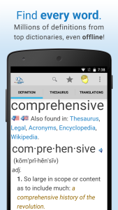 اسکرین شات 1 برنامه Dictionary
