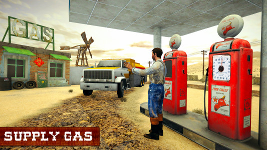 اسکرین شات بازی Junkyard Gas Station Simulator 1