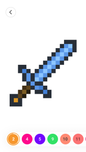 اسکرین شات 3 برنامه Color by Number：Coloring Games