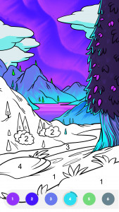 اسکرین شات برنامه Paint by Number：Colouring Game 2