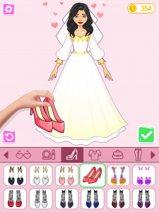 اسکرین شات 3 بازی Sticker Doll DIY Dressup Diary