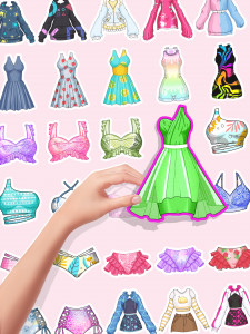 اسکرین شات 6 بازی Sticker Doll DIY Dressup Diary