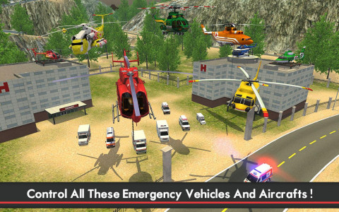 اسکرین شات بازی Ambulance & Helicopter SIM 2 3