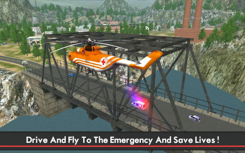 اسکرین شات بازی Ambulance & Helicopter SIM 2 4