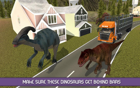 اسکرین شات بازی Angry Dinosaur Zoo Transport 4