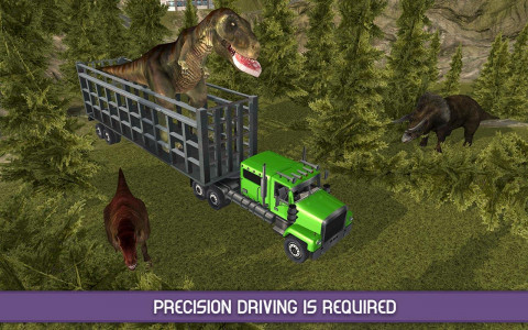 اسکرین شات بازی Angry Dinosaur Zoo Transport 3