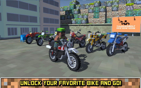 اسکرین شات بازی Blocky Motorbike Summer Breeze 4