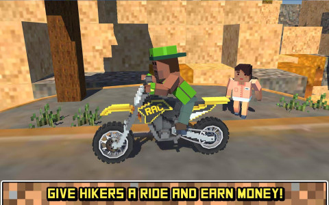 اسکرین شات 2 بازی Blocky Motorbike Summer Breeze