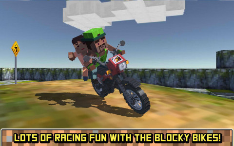 اسکرین شات بازی Blocky Motorbike Summer Breeze 3