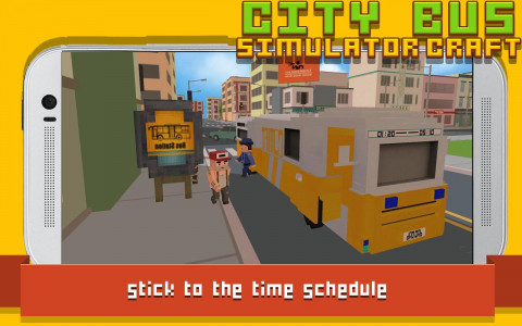 اسکرین شات بازی City Bus Simulator Craft 5