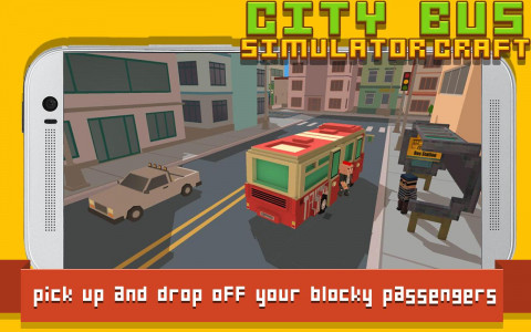 اسکرین شات بازی City Bus Simulator Craft 4