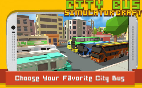 اسکرین شات بازی City Bus Simulator Craft 3