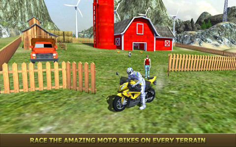 اسکرین شات بازی Furious Fast Motorcycle Rider 4
