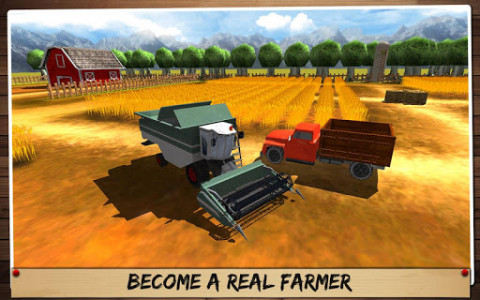 اسکرین شات بازی Harvest Tractor Farmer 2016 5