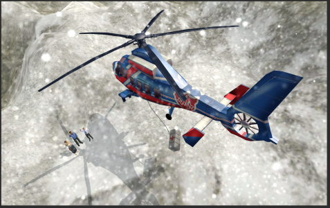 اسکرین شات بازی Helicopter Hill Rescue 2