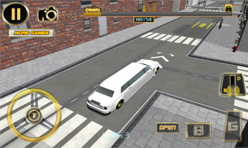 اسکرین شات بازی Limo Parking Simulator 3D 1