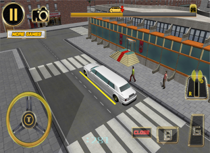 اسکرین شات بازی Limo Parking Simulator 3D 6
