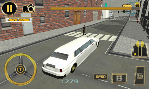 اسکرین شات بازی Limo Parking Simulator 3D 4