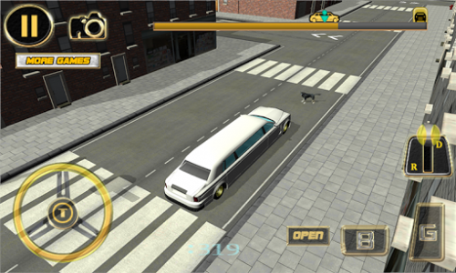 اسکرین شات بازی Limo Parking Simulator 3D 3