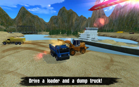 اسکرین شات بازی Loader & Dump Truck Hill SIM 6