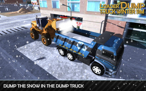 اسکرین شات 1 بازی Loader & Dump Truck Winter SIM