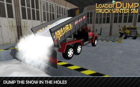 اسکرین شات 2 بازی Loader & Dump Truck Winter SIM