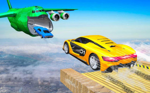 اسکرین شات برنامه Light Speed Car Mega Extreme Stunts 6