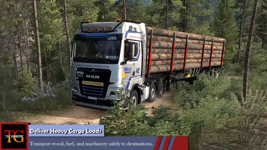 اسکرین شات 3 بازی Truck Driving 3D Offroad Truck
