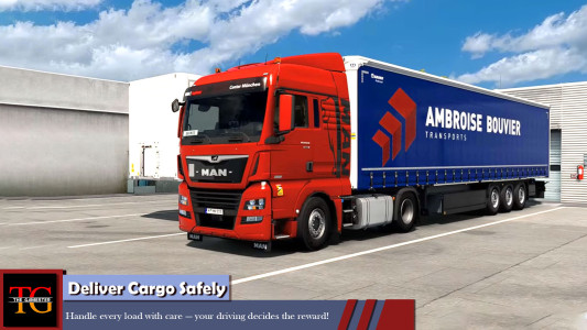 اسکرین شات 1 بازی Truck Driving 3D Offroad Truck
