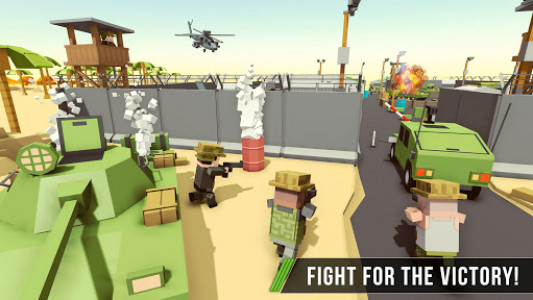 اسکرین شات بازی Blocky Army Base:Modern War Critical Action Strike 1